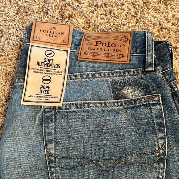 Polo Ralph Lauren - Men’s The Sullivan Slim Straight Jeans - Size 33/32 - Picture 2 of 9